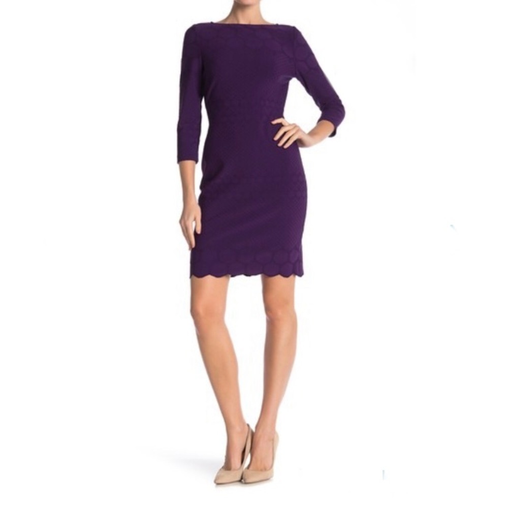 Julia Jordan Eyelet Sheath Dress